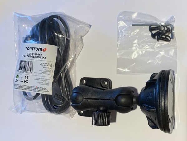 TomTom Soporte para parabrisas RAM + Cargador para coche p. TomTom PRO 8275 Truck