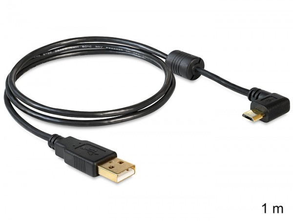 Cable de datos ángulo 1m p. Medion GoPal E5270 